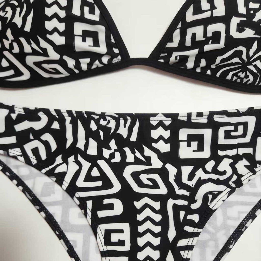 Elegant Printed Bikini Set for Women,  Two-Piece Swimwear
