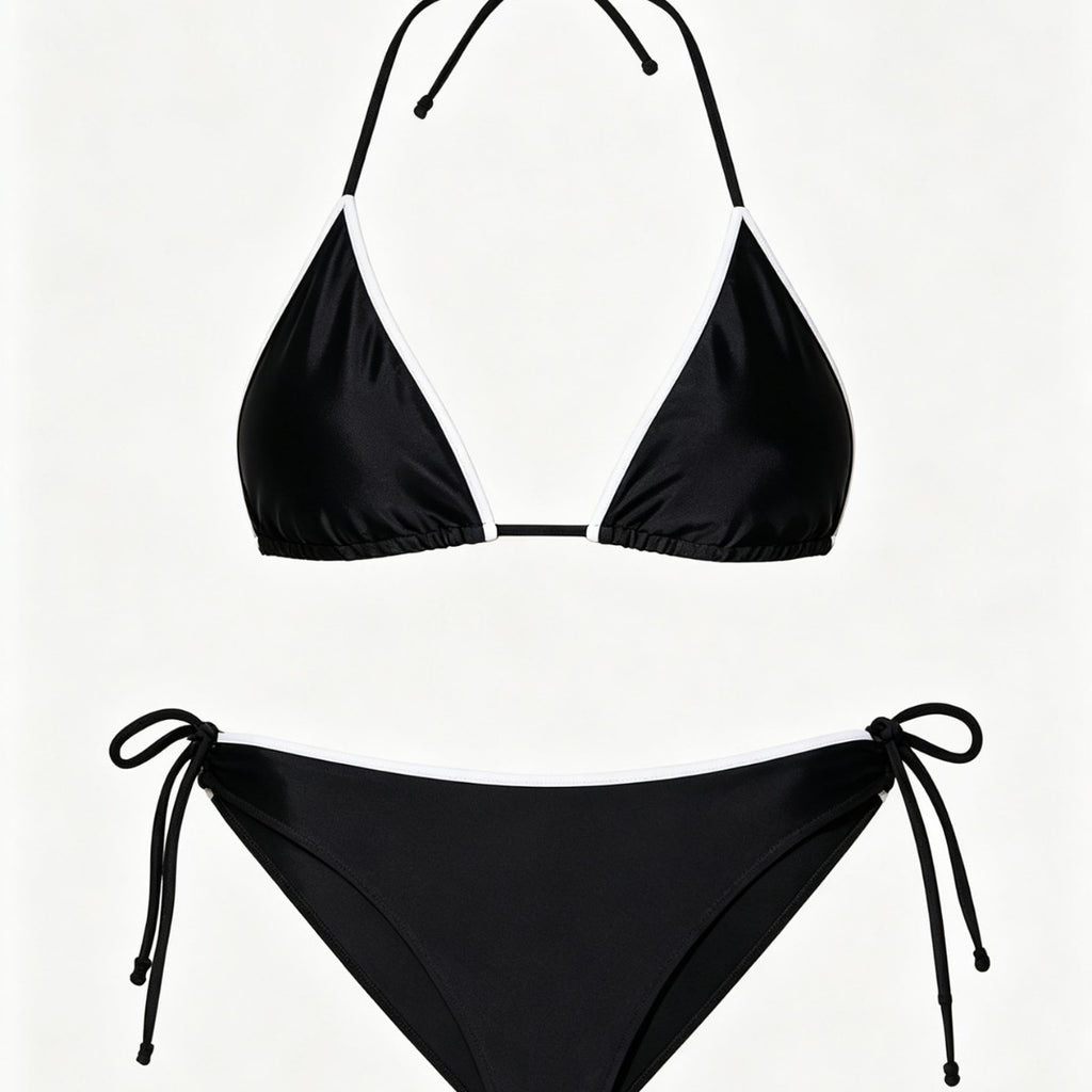 Strapless Tie-Back Sexy Bikini Set for Beach, Pool and Resort Wear