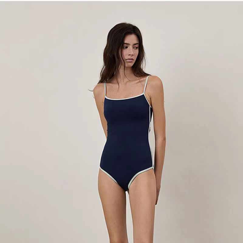 One-piece Swimsuit for Women, Tummy Coverage Simple and Fashionable Swimwear