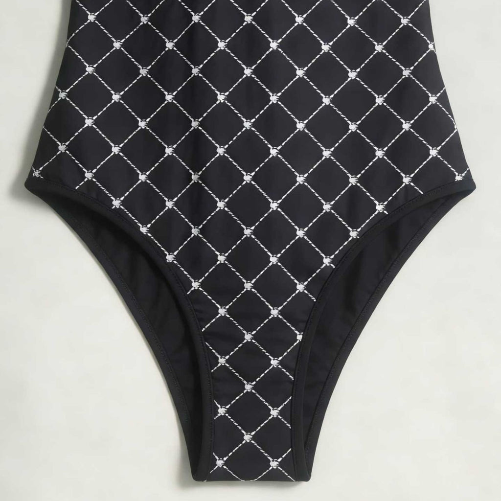 Strapless Swimsuit for Women, Sexy and Elegant Fitted One-Piece Swimwear