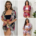 Sunscreen three piece bikini set