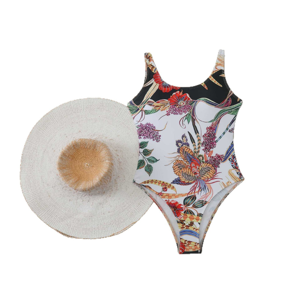 One-Piece Swimsuit with Elegant Design for Beach