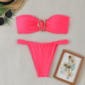 Ring Bikini Strapless Cross-border Separated Swimwear