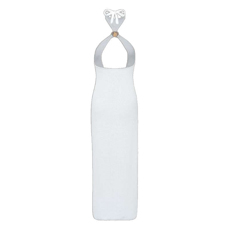 cover-up fitted long dress backless beach vacation swimwear