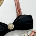 Split swimsuit female sexy bikini beach vacation