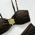 Strap Split Swimsuit Female Sexy High Waist Bikini
