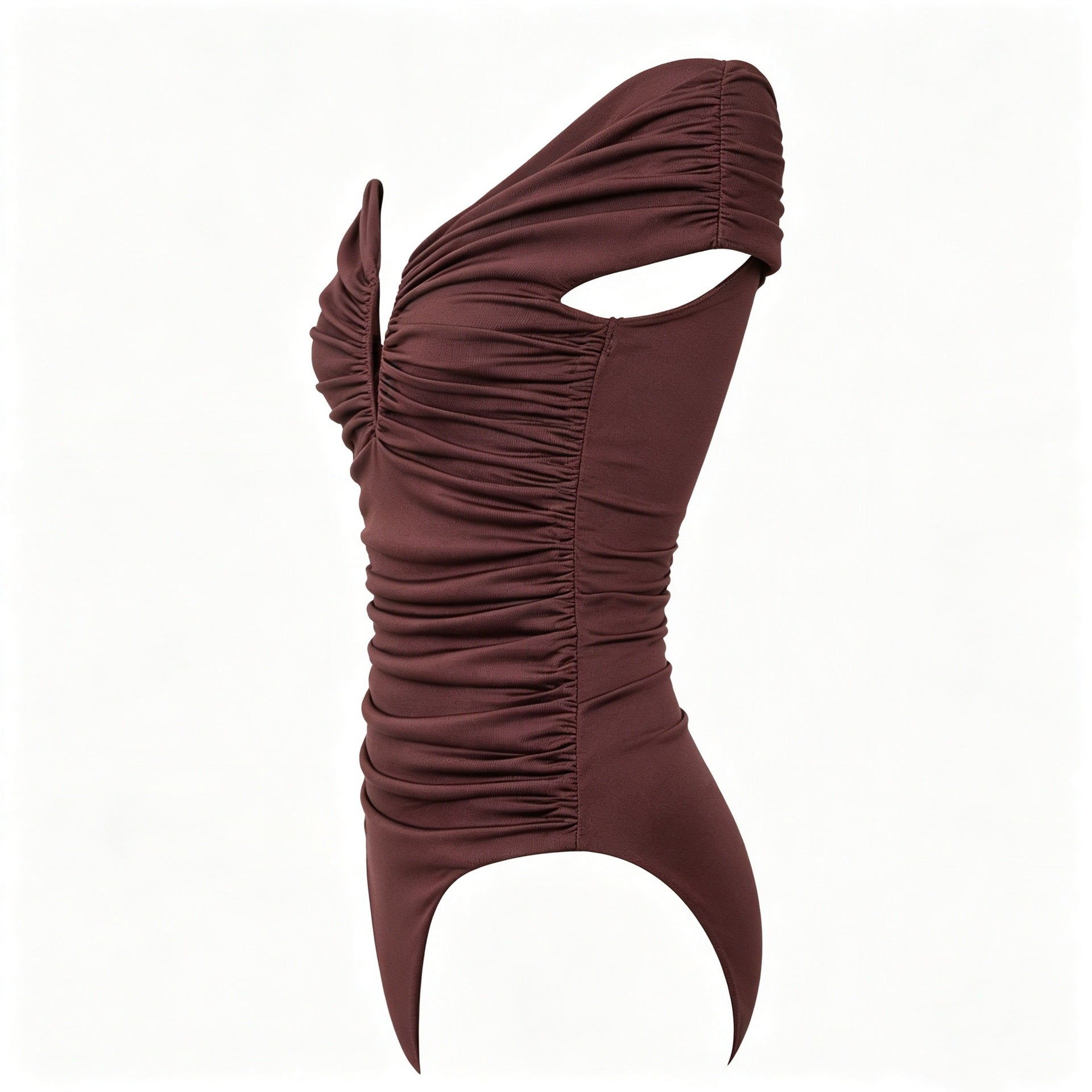 Off-Shoulder High-Quality One-Piece Swimsuit