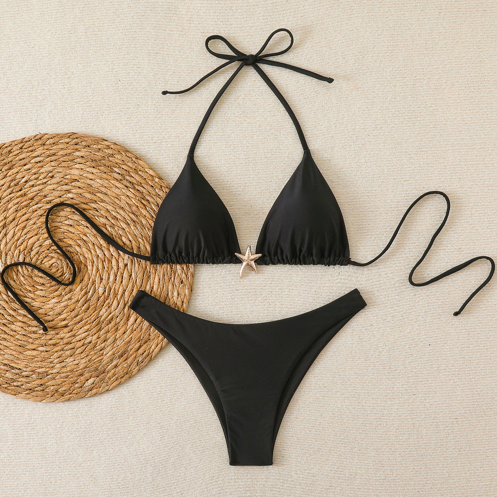 Sexy Bikini Set for Women with Thin Straps