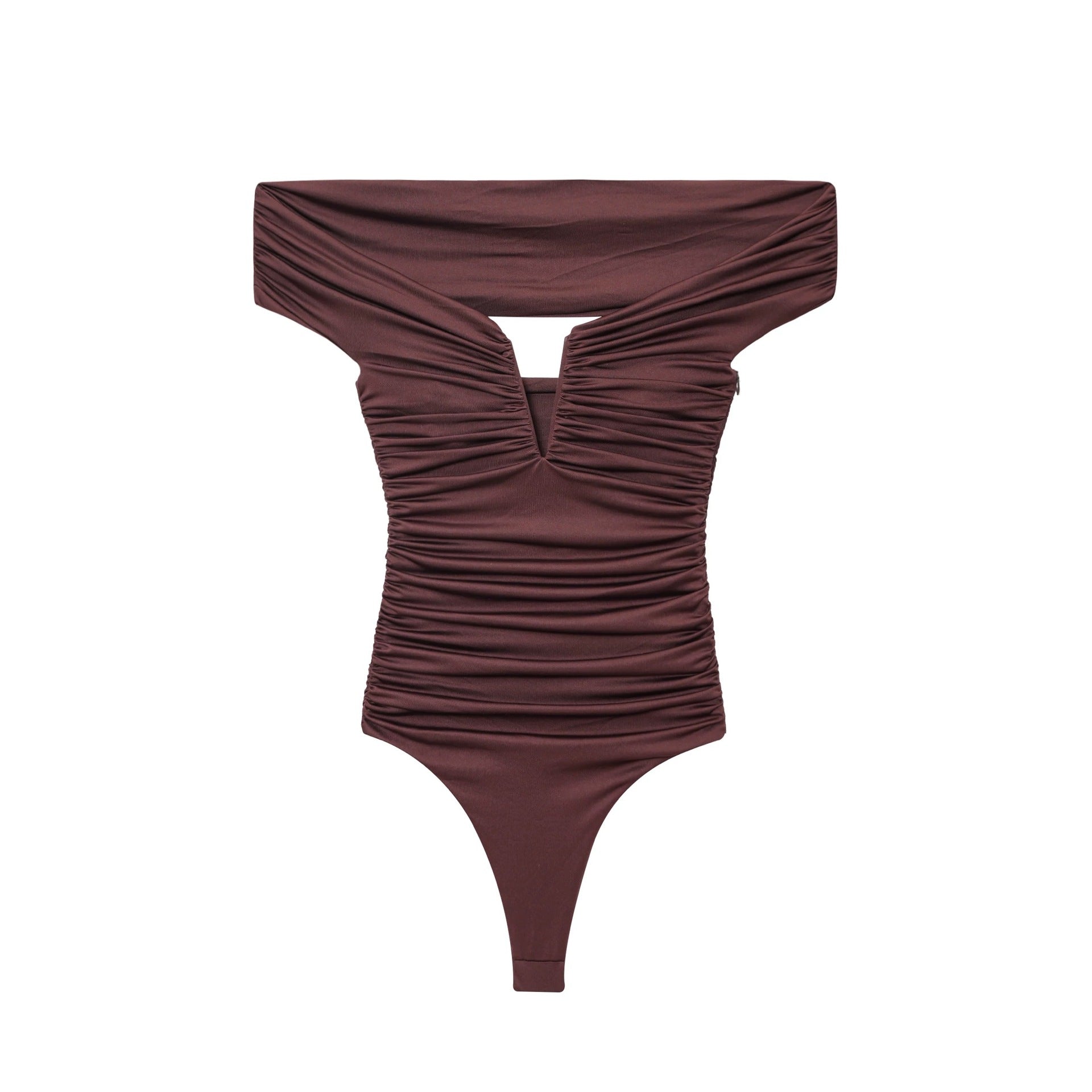 Off-Shoulder High-Quality One-Piece Swimsuit