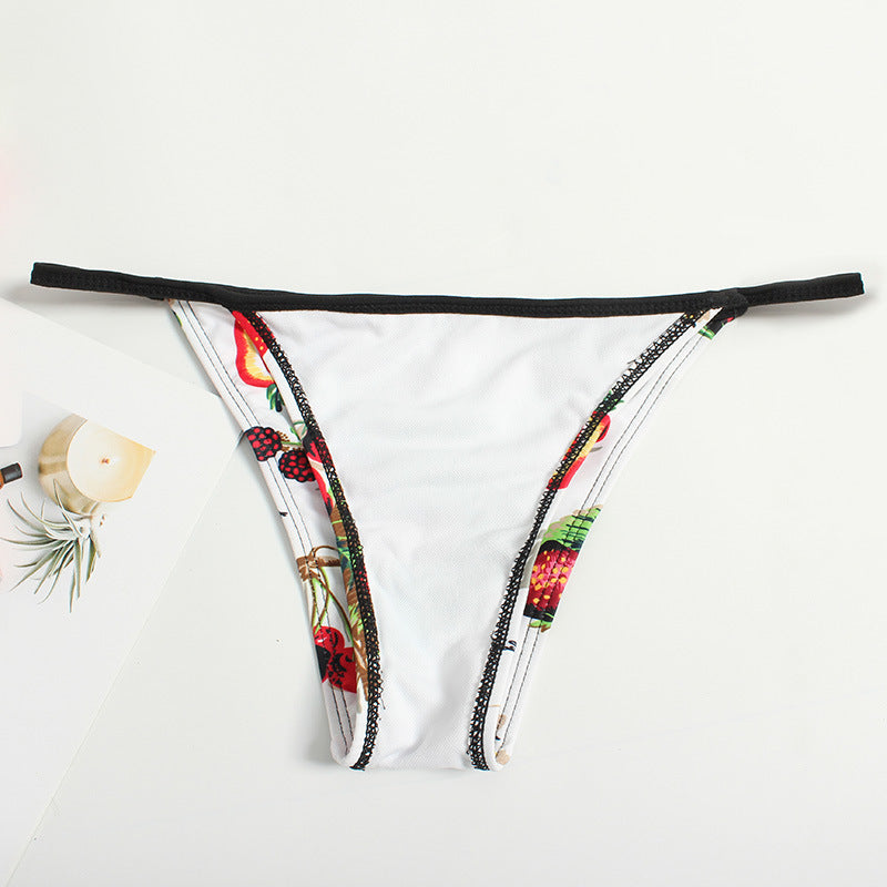 Strawberry Strap Mesh Bikini