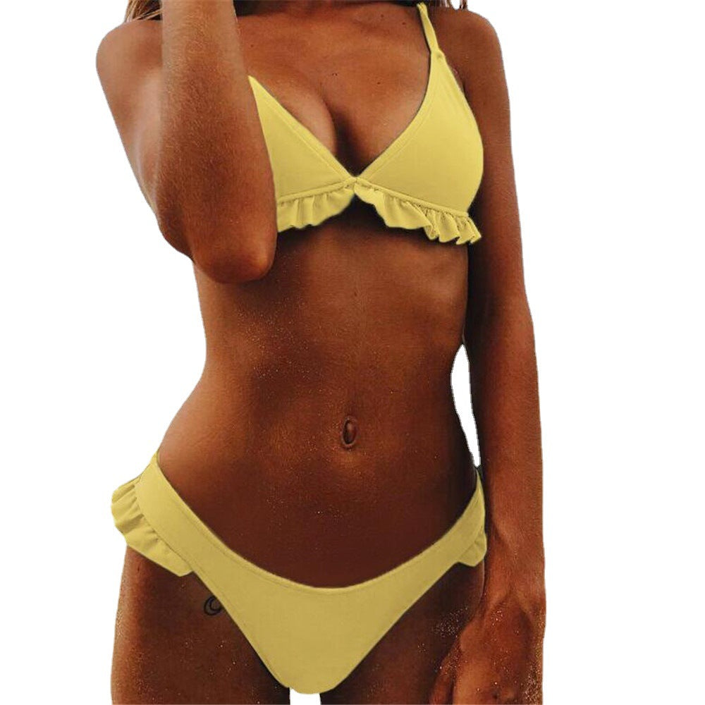 Sexy Bikini Lace Two-Piece Set Women's Swimsuit Bikini